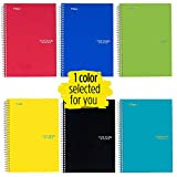 Five Star Spiral Notebook, 2 Subject, College Ruled Paper, 100 sheets, 9-1/2' x 6', Color Selected For You, 1 Count (06180)