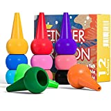 Mimoo Finger Crayons for Toddlers, 12 Colors Finger Paint Palm Grip Crayons for Babies Toddler Crayons Washable Finger Paint Non toxic Crayons, Kids, Children, Boys and Girls