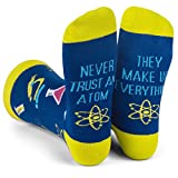 Funny Science Nerd Socks - Gift for Chemistry and Physics Teachers - Unisex for Men and Women