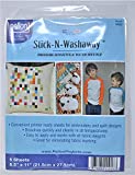 Pellon, White, Stick-N-Washaway Stabilizer, 8.5 by 11-Inch, 5-Pack
