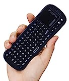 iPazzPort 2.4G Mini Wireless Keyboard with Touchpad Mouse Combo, Lightweight Portable Keyboard Controller, Compatible with Android TV Box/PC/Tablets/PS4/Raspberry Pi 3/HTPC KP-810-19S