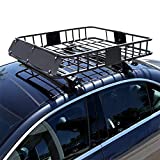 LT Sport Roof Rack Basket Cargo Carrier Storage Luggage Holder Top Heavy Duty Mounting