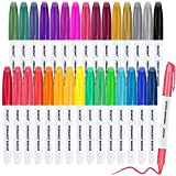 Permanent Markers, 30 Colored Fine Point Permanent Marker Pens, Works On Paper, Glass, Metal, Ceramics
