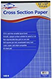 ALVIN 8x8 Grid Cross Section Paper Pad 11'x17' Model 1422-9 Acid-Free For Use with Pencil or Ink Laser Copier and Inkjet Compatible 50 Sheet Pad 11 x 17 Inch
