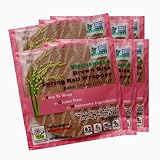 Star Anise Foods Gluten Free Rice Paper Wrappers for Spring Rolls, Egg Roll Wrappers, Wonton Wrappers, 135 Wrappers / 48 Oz, 8 Oz. Per Bag, Pack of Six Bags