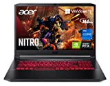 Acer Nitro 5 AN517-54-79L1 Gaming Laptop | Intel Core i7-11800H | NVIDIA GeForce RTX 3050Ti Laptop GPU | 17.3' FHD 144Hz IPS Display | 16GB DDR4 | 1TB NVMe SSD | Killer Wi-Fi 6 | Backlit KB | Win 11