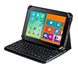 Navitech Black Micro USB Keyboard Case/Cover Compatible with The Galaxy Tab 3 Kids