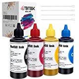 TBTeek Sublimation Ink for WF7710 WF7720 WF7820 WF-3620 WF-3540 ET-2760 ET-2720 ET-2700 ET-2800 ET-2803 XP-430 Inkjet Printers Heat Press Transfer on Mugs, Polyester Shirts