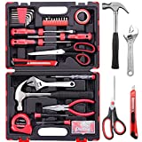 M MEEPO Tool Set, 131-Piece Basic Tool Kit for Men Women Home and Household Repair, Complete Home Tool Kit for DIY, College Students, with Solid Toolbox