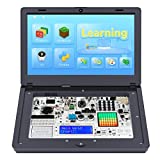 ELECROW Raspberry Pi Laptop, Crowpi2 Programming Sensor Kit for Raspberry Pi 4 - Advanced Kit - Gray