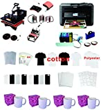 15'x15' 8in1 Professional Sublimation Heat Transfer Machine WF-2860 Printer CISS KIT
