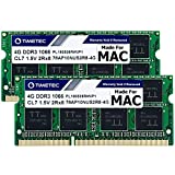 Timetec 8GB KIT(2x4GB) Compatible for Apple DDR3 1067MHz / 1066MHz PC3-8500 CL7 for Mac Book, Mac Book Pro, iMac, Mac Mini (Late 2008, Early/Mid/Late 2009, Mid 2010) SODIMM Memory MAC RAM Upgrade