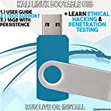 Kali Linux 2020.2 Bootable Live or Install USB 16Gb with Persistence - 64 Bit Penetration Testing Operating System + Ethical Hacking Course & Bonus Software Download