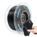 YOUSU Flexible TPU 3D Printer Filament Black TPU Filament 1.75mm 1kg, Dimensional Accuracy +/- 0.03 mm, 95A Shore Hardness and Good Layer bonding Performance.