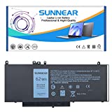 SUNNEAR 6MT4T Laptop Battery Replacement for Dell Latitude 14 5470 E5470 15 5570 E5570 Precision 15 3510 M3510 Series Notebook 7V69Y TXF9M 79VRK 07V69Y 0TXF9M 079VRK 0C1P4 451-BBUN 451-BBTW 0HK6DV