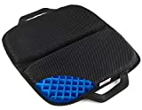 FOMI Premium All Gel Portable Seat Cushion | (15' x 17') | Comfortable Orthopedic Pad for Car, Office Chair, Wheelchair, Plane, or Home | Pressure Sore Relief, Prevents Sweaty Bottom | Foldable