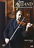 Aaron Rosand, Live at Mills College (recital dvd)