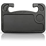 EcoNour 2 in 1 Car Steering Wheel Desk | Steering Wheel Tray for Laptop Car Mount with Pen Holder | Car Food Tray for Eating with Drinks Holder | Multipurpose Travel Car Accessories