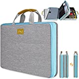 Slim & Expandable Laptop Sleeve 15 15.6 16 Inch Case Bag for Popular 15'-16' Notebooks Water-Resistant Handbag Multipurpose Computer Accessories Storage Bag -Gray