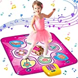 Bambilo Dance Mat - Toys for 3 4 5 6 Year Old Girl Gifts, Dance Games Toys for Kids Girls Boys Christmas Birthday Gifts for 3-8 Year Old, Dance Pad with 5 Game Modes, Built-in Music