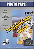 PPD 13x19 Glossy Photo Paper For Inkjet Super Premium 72lbs 280gsm 11.8mil Professional Photographer Grade Instant Dry Fade and Water Resistant x 20 Sheets (PPD-17-20)