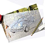 A4 Size Artist’s Tracing Paper, 8.3 x 11.5 inch, 80 Sheets-Translucent Sketching and Tracing Paper for Pencil, Marker and Ink, Lightweight