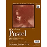 Strathmore 400 Series Pastel Pad, Assorted Colors, 9'x12' Glue Bound, 24 Sheets