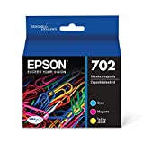 EPSON T702 DURABrite Ultra -Ink Standard Capacity Color Combo Pack (T702520-S) for select Epson WorkForce Pro Printers