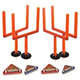 ArtCreativity Flick Football Games, Set of 2, Mini Table Top Sports Games with Posts and Foam Footballs, Indoor Finger Games for Kids, Office Desk Toys, Sports Party Favors