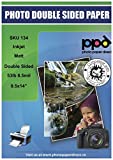 PPD Inkjet Matte Double Sided Heavyweight Photo quality Paper Legal 8.5 x 14' 53lbs. 210gsm 9mil x 50 sheets (PPD134-50)