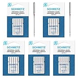 25 Schmetz Universal Sewing Machine Needles 130/705H 15x1H Size 75/11