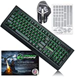 Gaming Keyboard Grips Set for Backlit Keycaps Mechanical Keyboard & Gamer Mouse (Clear) Self Adhesive | Designed for Razer Redragon Logitech Corsair & All Gaming Keyboards | 35 Pc Set by Dragon Grips