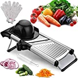 Adjustable Mandoline Slicer Manual Stainless Steel Blade Vegetable Potato Onion Tomato Slicer Food Kitchen Tools