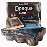 Speedball Opaque Screen Printing Starter Set Fabric Screenprinting Ink