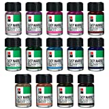 Marabu Easy Marble Paint Set - 14 Basic and Pastel Colors Marbling Paint Kit for Kids and Adults - Water Art Kit for Hydro Dipping, Tumbler Making, Paper - 2022 Release of Marabu Marble Paint
