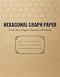 Hexagonal Graph Paper 1 Inch Hex - Organic Chemistry Notebook: Hex Grid Pattern Horizontal Aligned for Drawing Organic Chem Structures or Map Tiles Maker 105 Pages