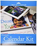 Strathmore Double Sided Inkjet Photo Calendar Kit, 8-1/2 x 11 Inches, Blue
