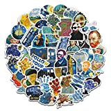 Vincent Van Gogh Sticker Pack of 50 Stickers Van Gogh Abstract Art Decals for Laptops Hydro Flasks Water Bottles Luggage