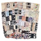 200 Pieces Vintage Scrapbook Supplies for Junk Journal Planners DIY Paper Stickers Vintage Ephemera Pack Craft Kits Notebook Collage Aesthetic Gifts(Starry Sky)