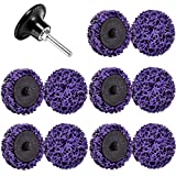 11 Pack 2' Quick Change Easy Strip It Discs for Drill-Strips Paint, Cleans Welds Rust Removal Wheel