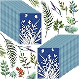 HFATMOS Cyanotype Paper, 30 Pcs Sun Print Paper Kit, High Sensitivity Sun Print Nature Printing Paper Solar Drawing Paper for DIY Arts Crafts Projects(A5 5.8 x 8.3 Inch)