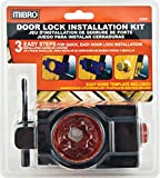 MIBRO 300681 Carbon Steel Door Lock and Deadbolt Installation Kit for Wood Doors