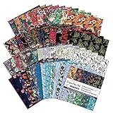 Origami Paper Kit Dobule Sided 100 Sheets 10 Colors 6 Inch Square Easy Fold Arts Crafts DIY Handwork Origami Papers Beginner Flowers