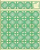National Target IBS Official Target 50 Yard Rimfire, 14x17 Heavy Paper, 100 Pack, Green