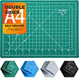 12' x 9' Self Healing Sewing Mat, Idemeet Rotary Cutting Mat for Craft, 5-Ply Blade Table Protecter Cut Board for Handcraft Project, A4, Green